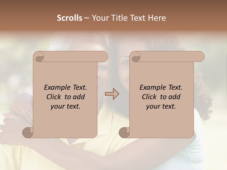 Together Smiling Retired PowerPoint Template