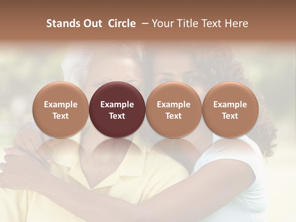 Together Smiling Retired PowerPoint Template