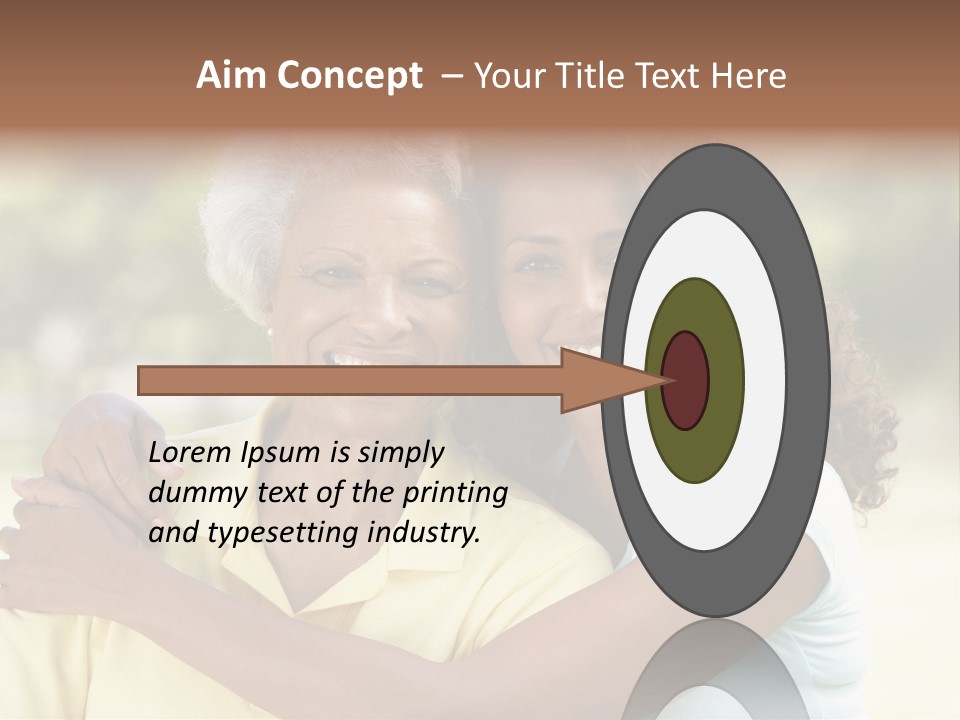 Together Smiling Retired PowerPoint Template