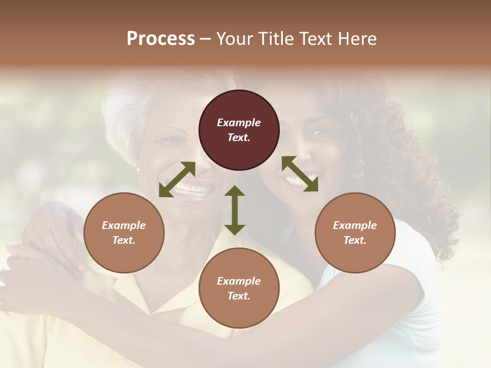 Together Smiling Retired PowerPoint Template