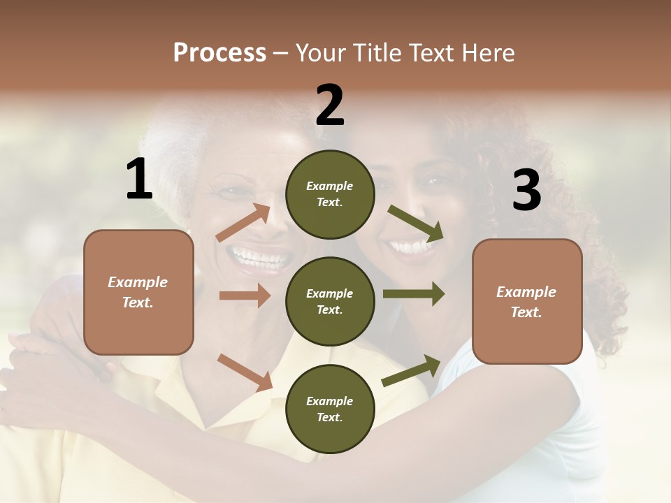 Together Smiling Retired PowerPoint Template