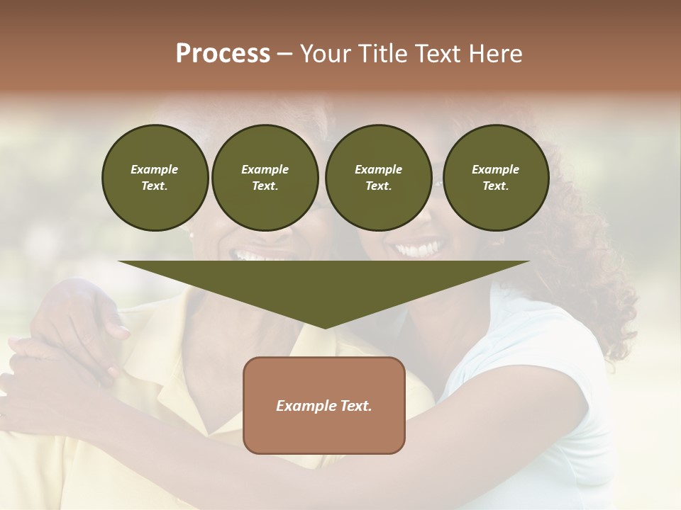 Together Smiling Retired PowerPoint Template