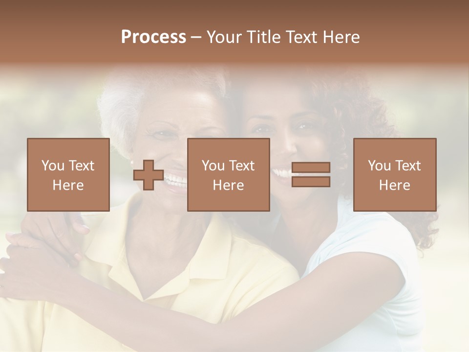 Together Smiling Retired PowerPoint Template