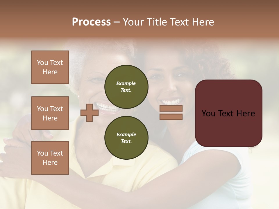 Together Smiling Retired PowerPoint Template