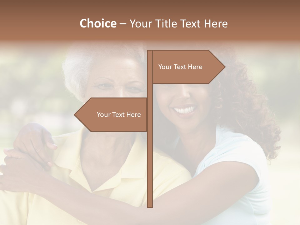 Together Smiling Retired PowerPoint Template