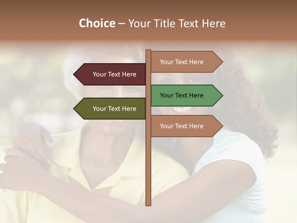 Together Smiling Retired PowerPoint Template