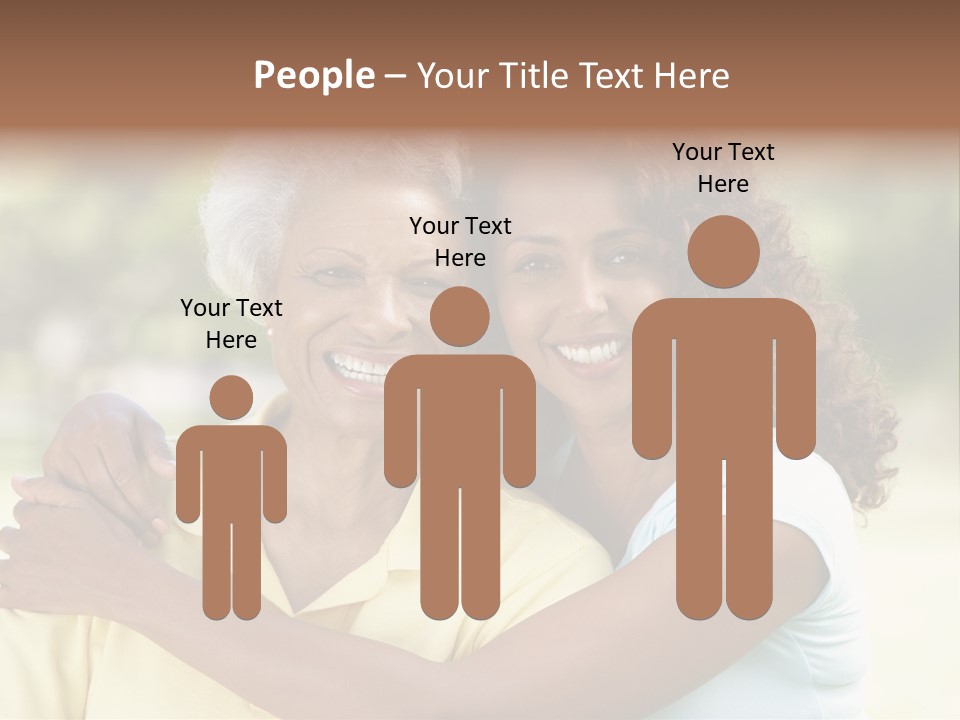 Together Smiling Retired PowerPoint Template