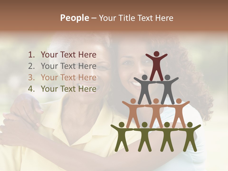 Together Smiling Retired PowerPoint Template