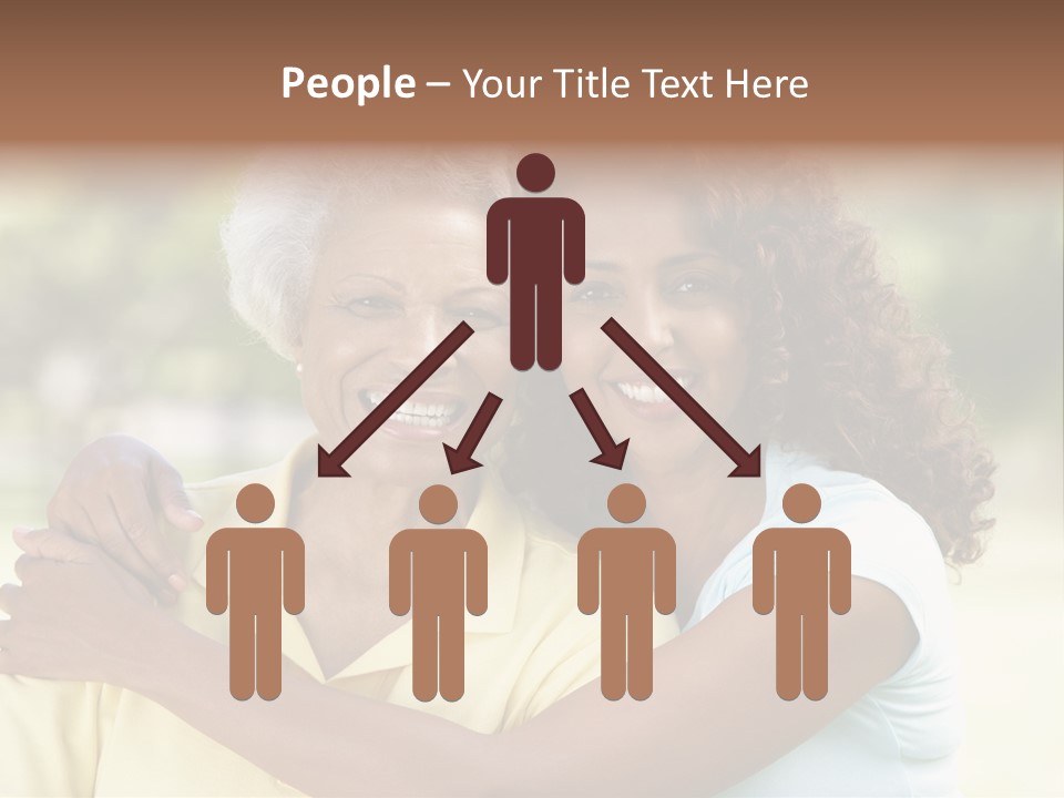 Together Smiling Retired PowerPoint Template