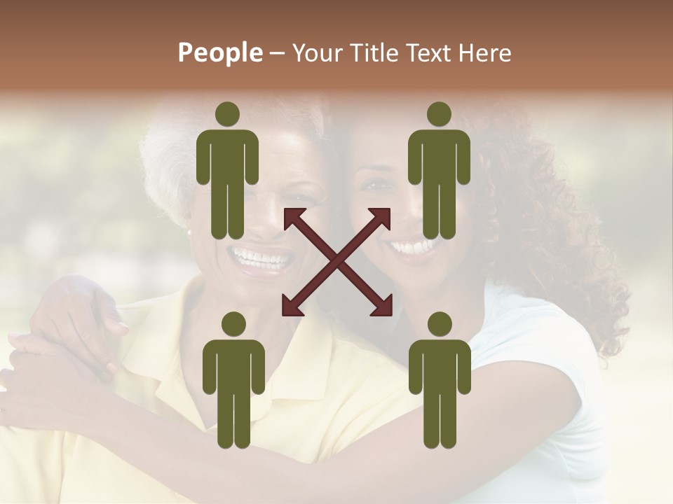 Together Smiling Retired PowerPoint Template