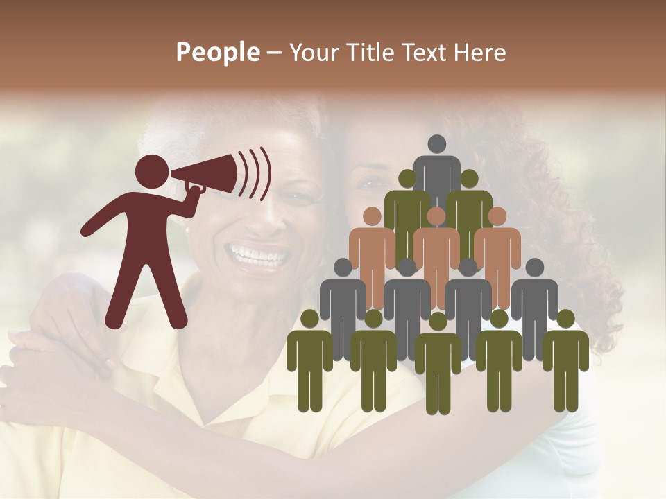 Together Smiling Retired PowerPoint Template