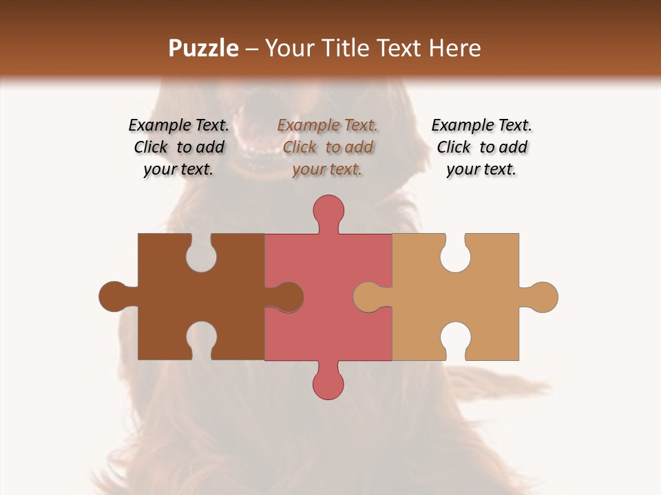 Red Friend Portrait PowerPoint Template