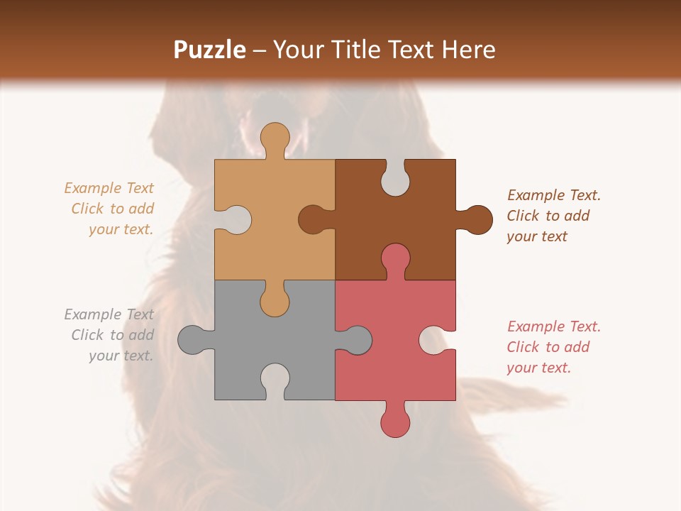 Red Friend Portrait PowerPoint Template