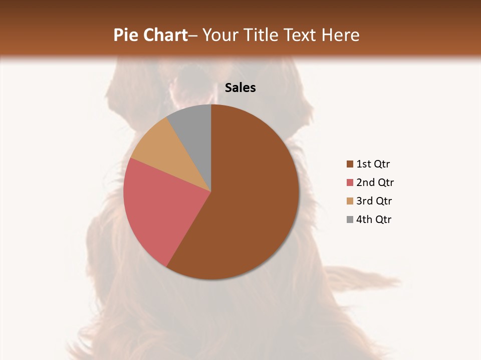 Red Friend Portrait PowerPoint Template