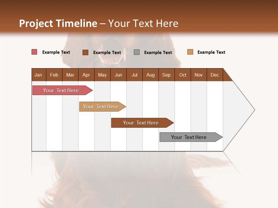 Red Friend Portrait PowerPoint Template