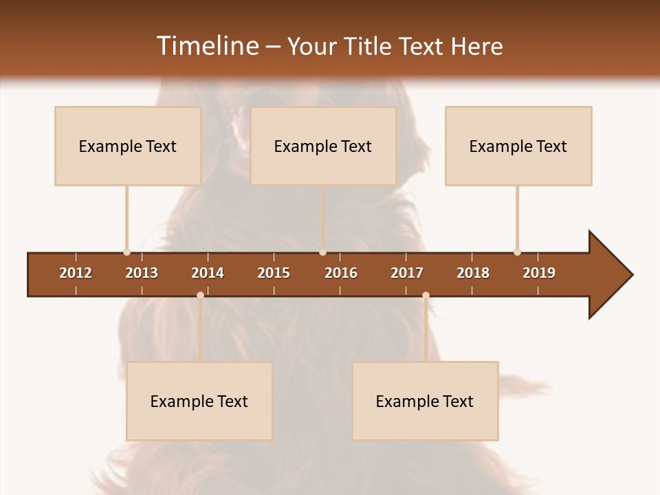 Red Friend Portrait PowerPoint Template