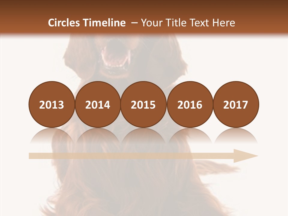 Red Friend Portrait PowerPoint Template