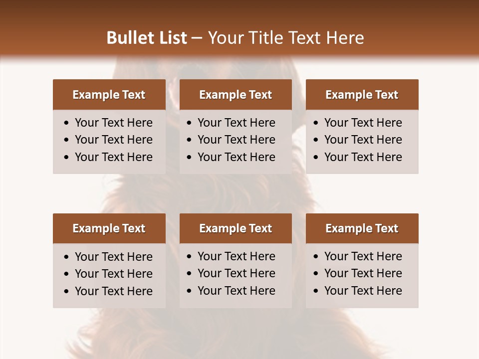 Red Friend Portrait PowerPoint Template