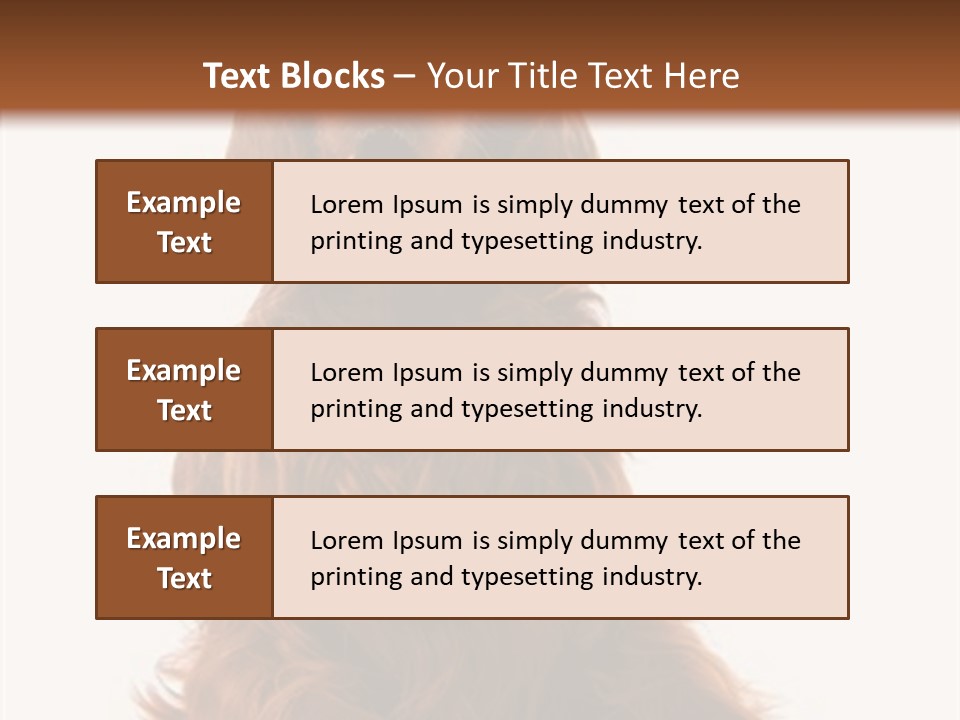 Red Friend Portrait PowerPoint Template