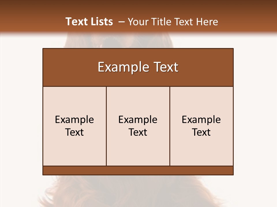 Red Friend Portrait PowerPoint Template