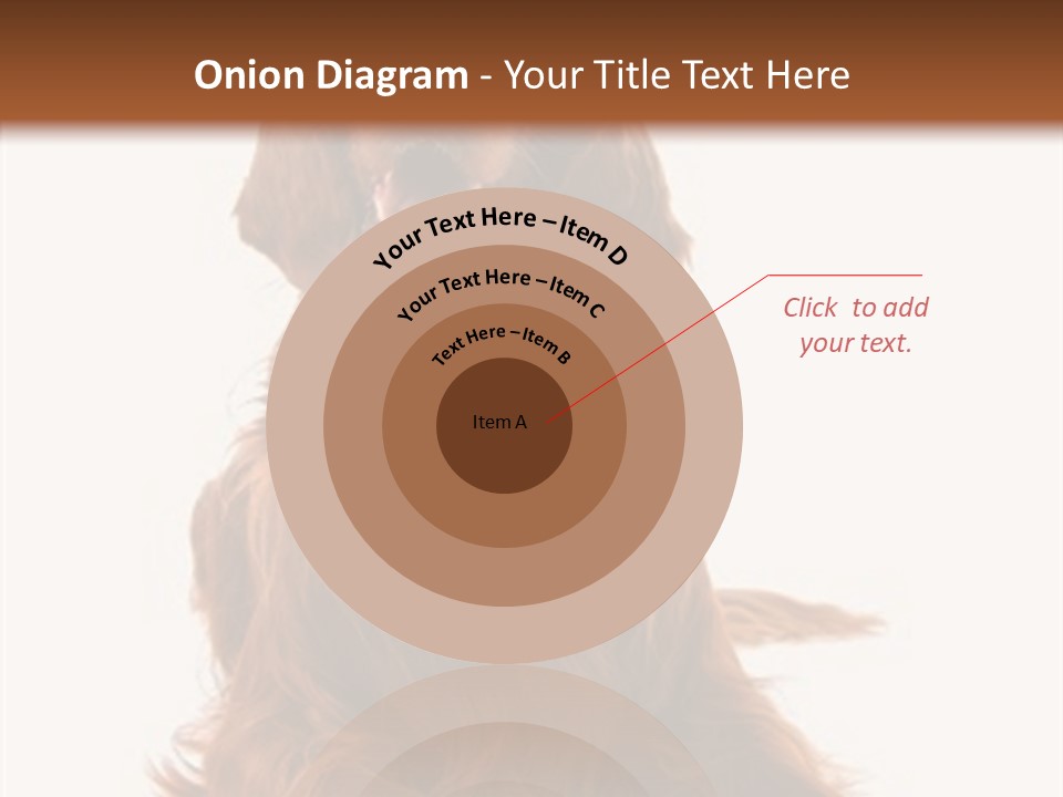 Red Friend Portrait PowerPoint Template