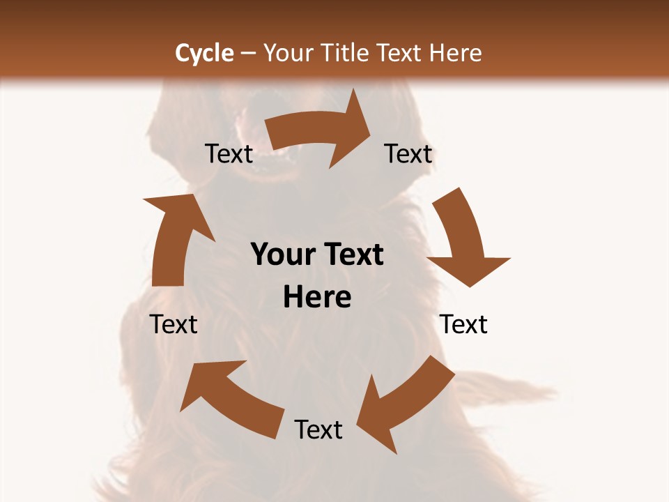 Red Friend Portrait PowerPoint Template