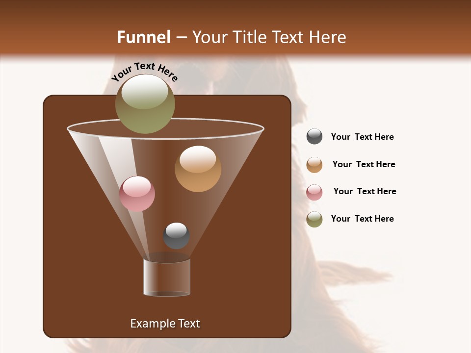 Red Friend Portrait PowerPoint Template