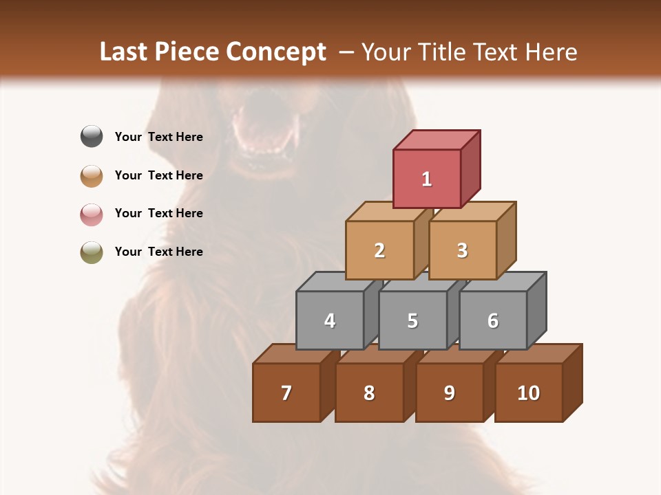 Red Friend Portrait PowerPoint Template