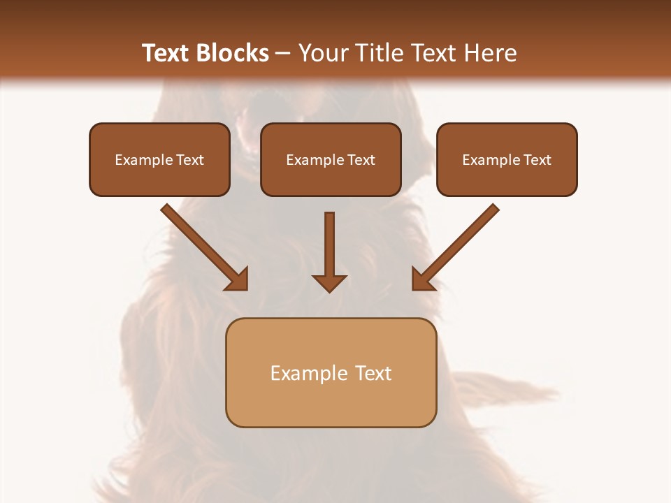 Red Friend Portrait PowerPoint Template