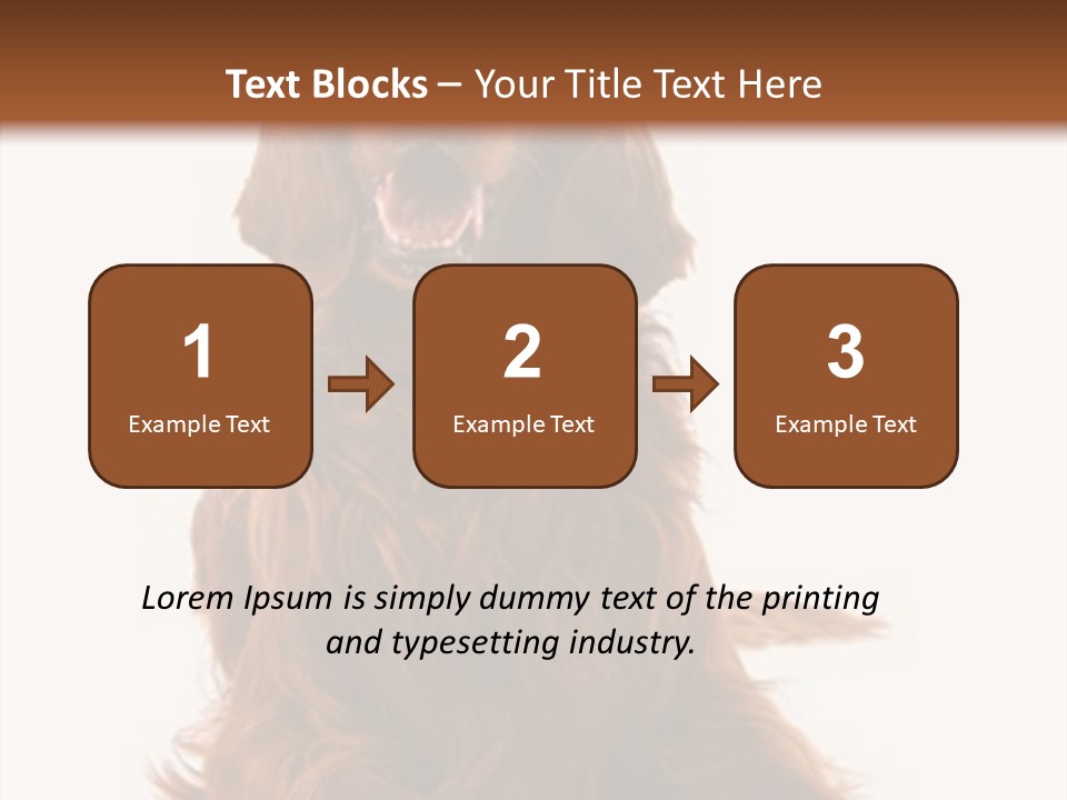 Red Friend Portrait PowerPoint Template