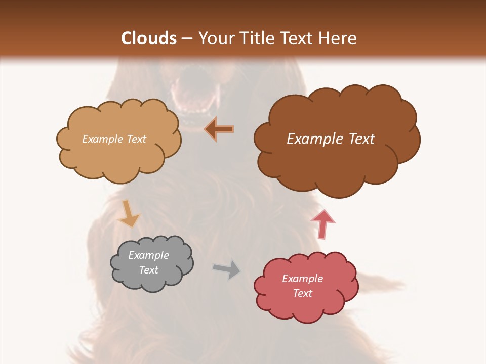 Red Friend Portrait PowerPoint Template