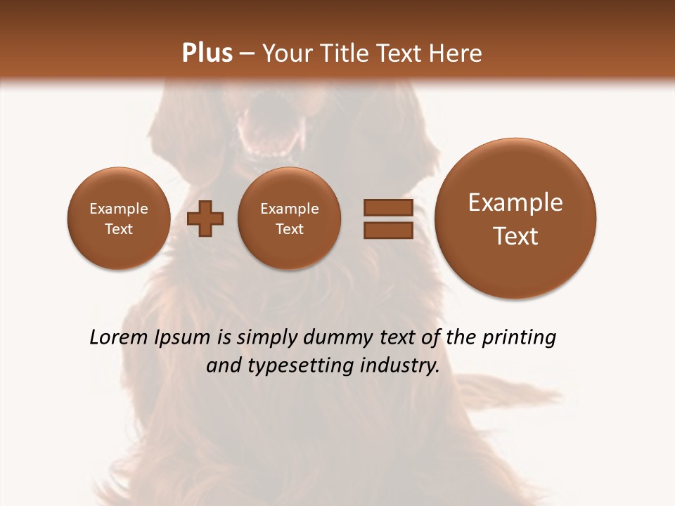 Red Friend Portrait PowerPoint Template