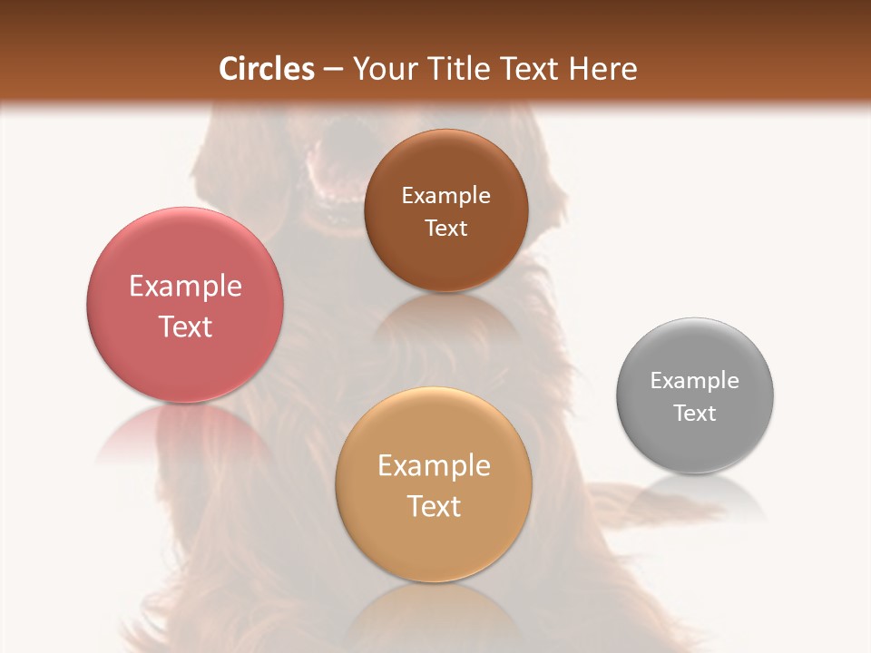 Red Friend Portrait PowerPoint Template