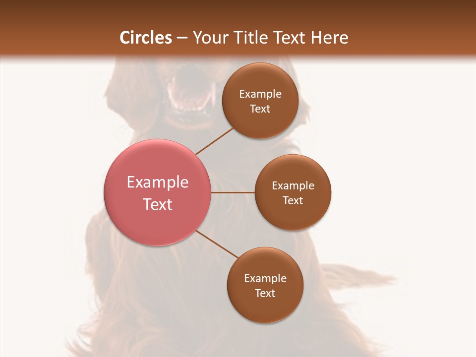 Red Friend Portrait PowerPoint Template