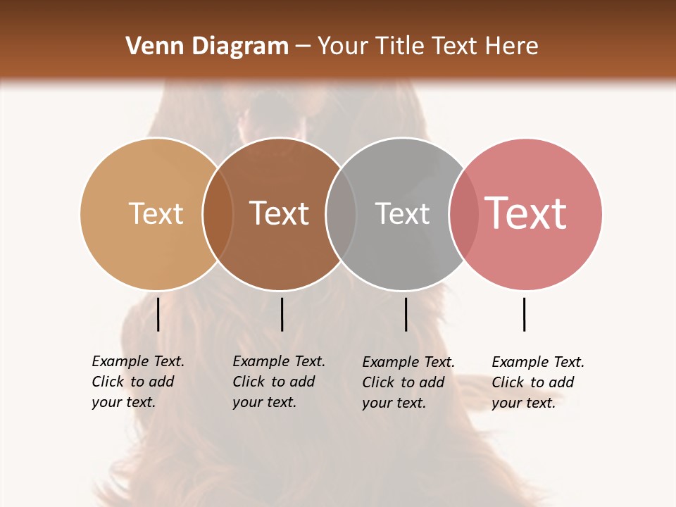 Red Friend Portrait PowerPoint Template