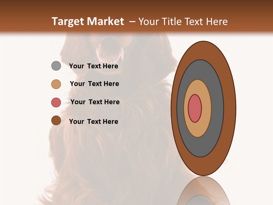 Red Friend Portrait PowerPoint Template