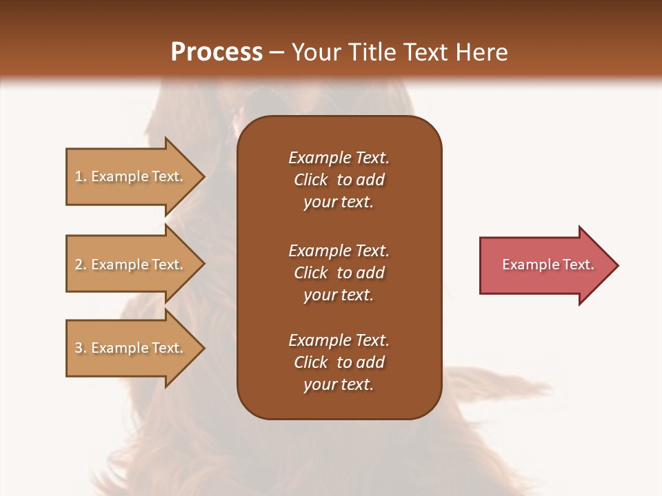 Red Friend Portrait PowerPoint Template