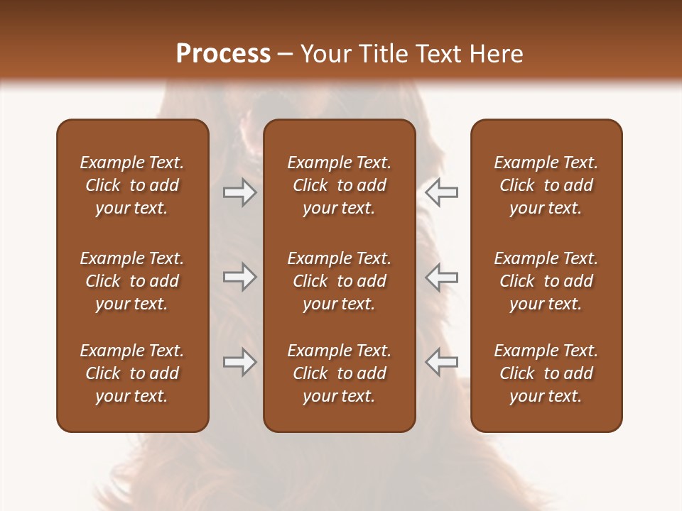 Red Friend Portrait PowerPoint Template