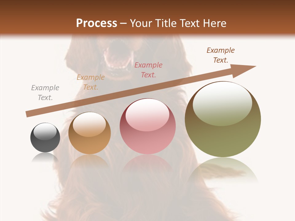 Red Friend Portrait PowerPoint Template