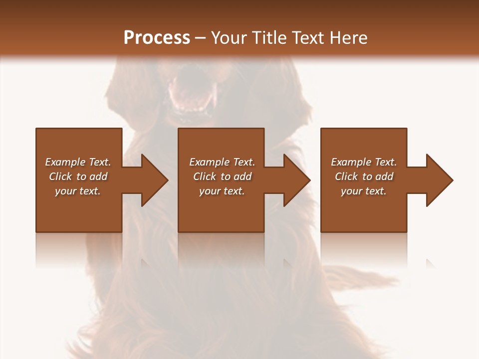 Red Friend Portrait PowerPoint Template