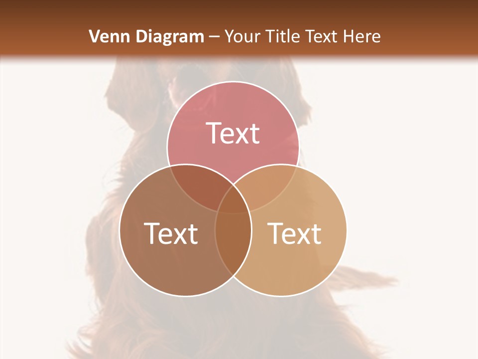 Red Friend Portrait PowerPoint Template