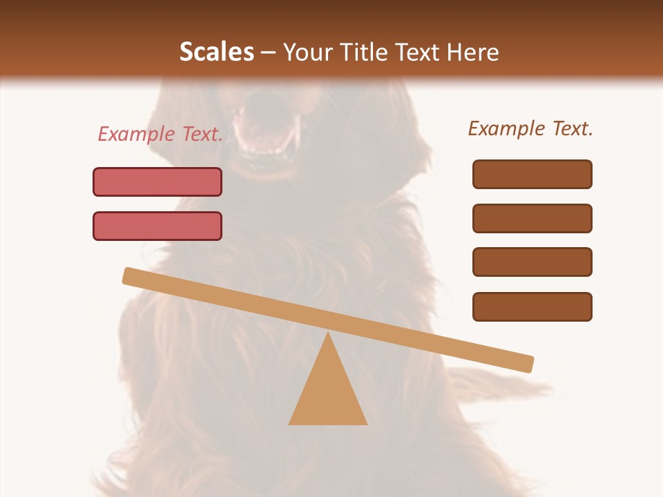 Red Friend Portrait PowerPoint Template