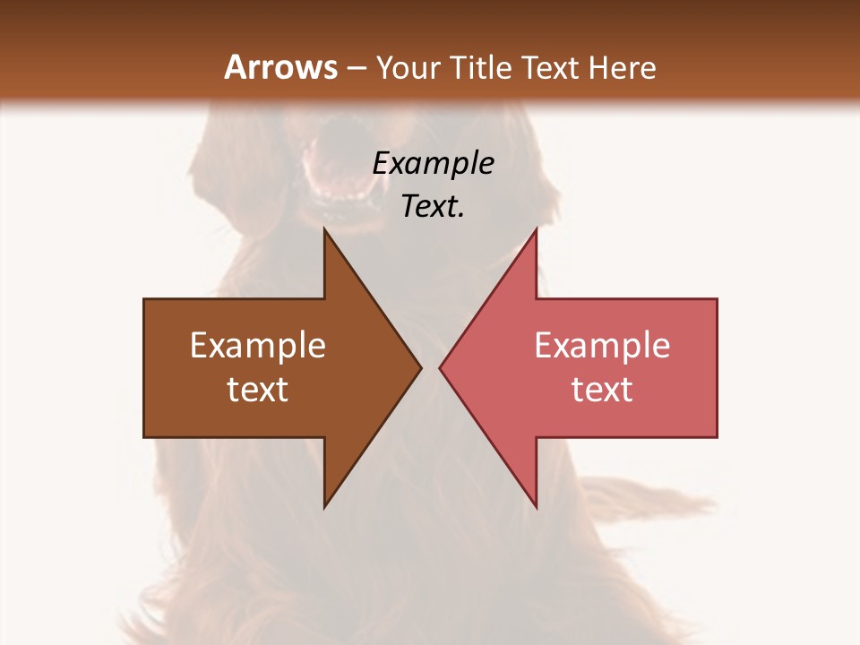 Red Friend Portrait PowerPoint Template