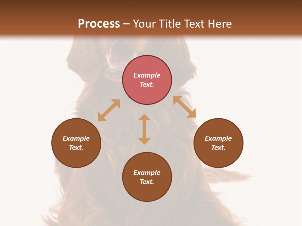 Red Friend Portrait PowerPoint Template