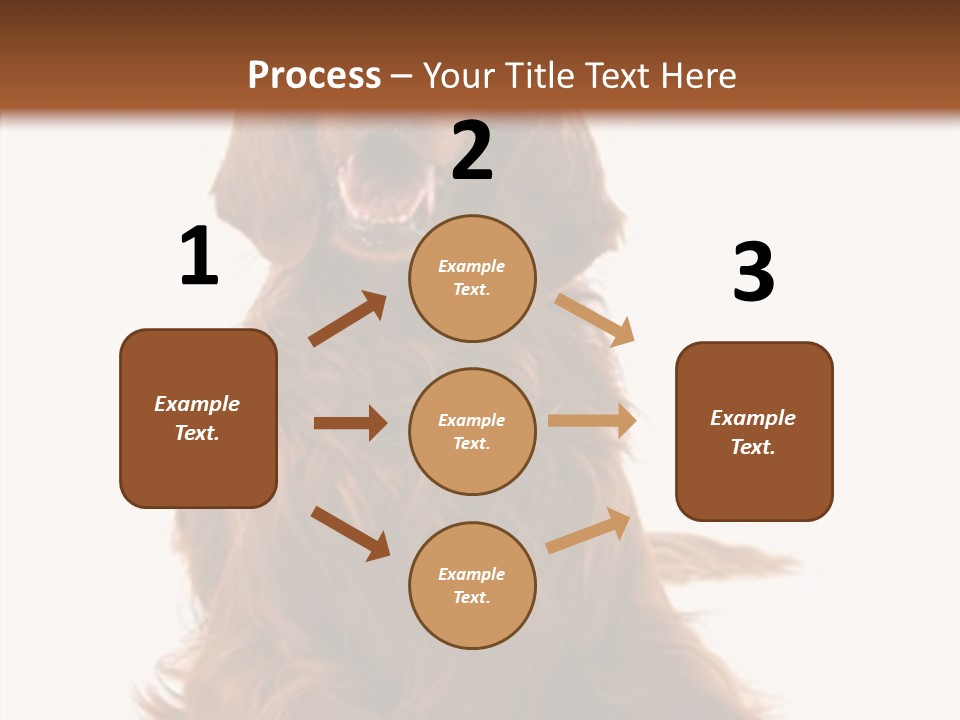 Red Friend Portrait PowerPoint Template