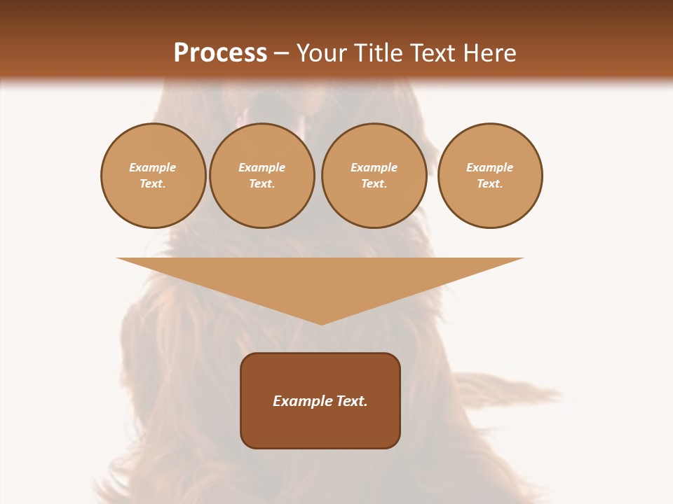 Red Friend Portrait PowerPoint Template