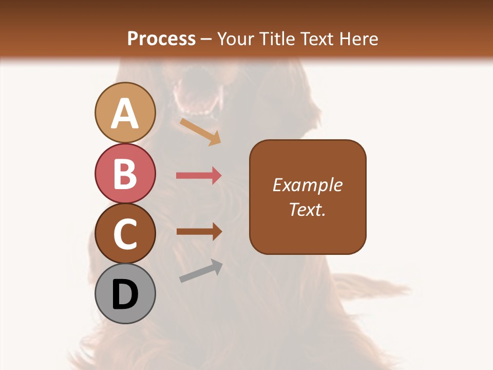 Red Friend Portrait PowerPoint Template