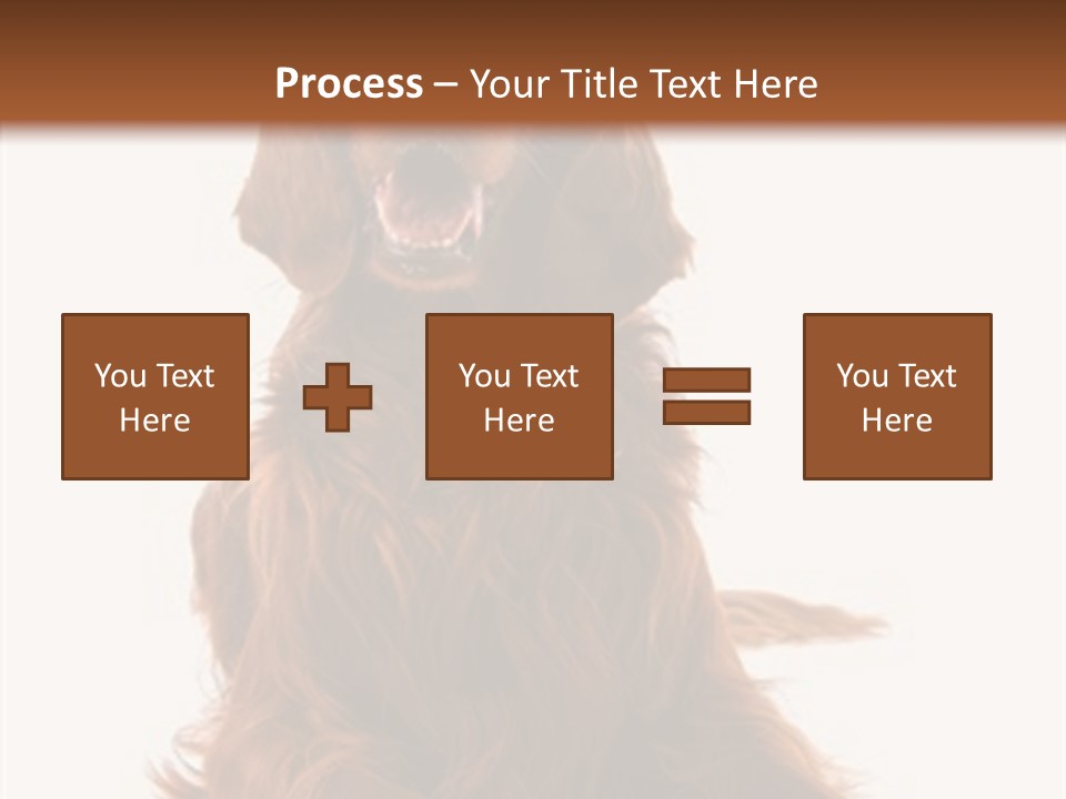 Red Friend Portrait PowerPoint Template