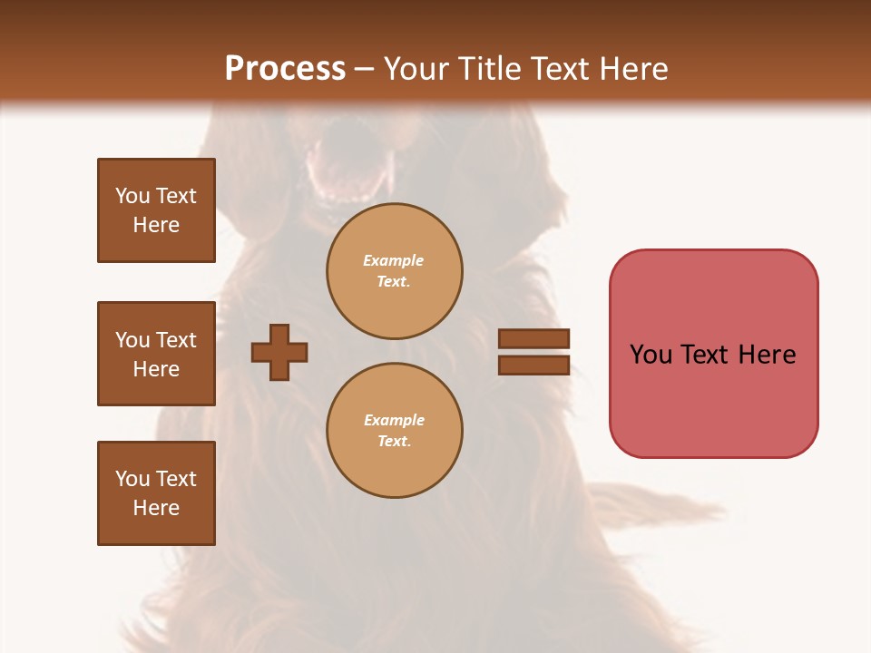 Red Friend Portrait PowerPoint Template