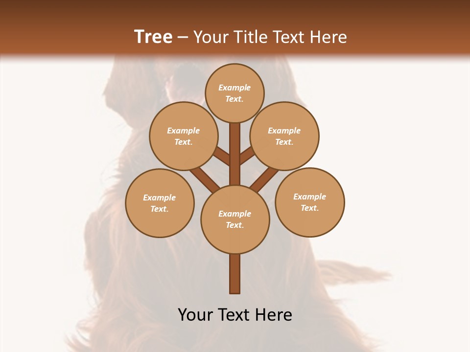 Red Friend Portrait PowerPoint Template